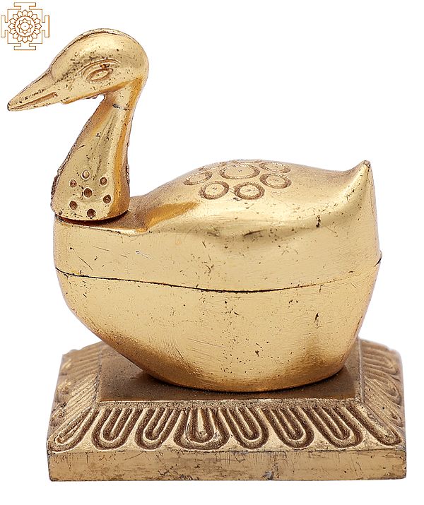 2" Small Duck Box in Brass | Handmade | Made In India