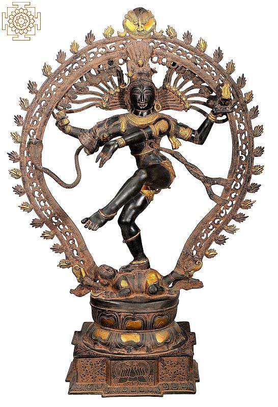 54" Nataraja - Large Size In Brass | Handmade | Made In India