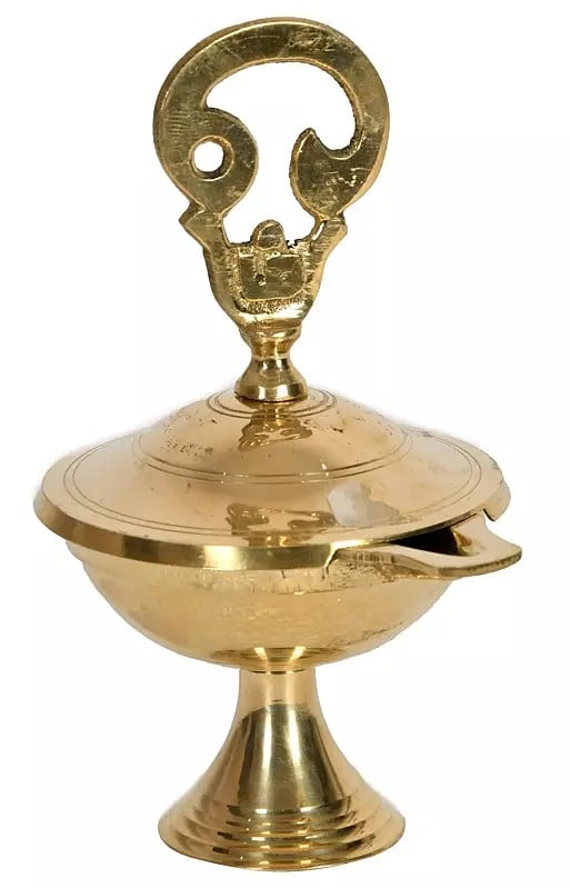 Tamil Om Lamp In Brass