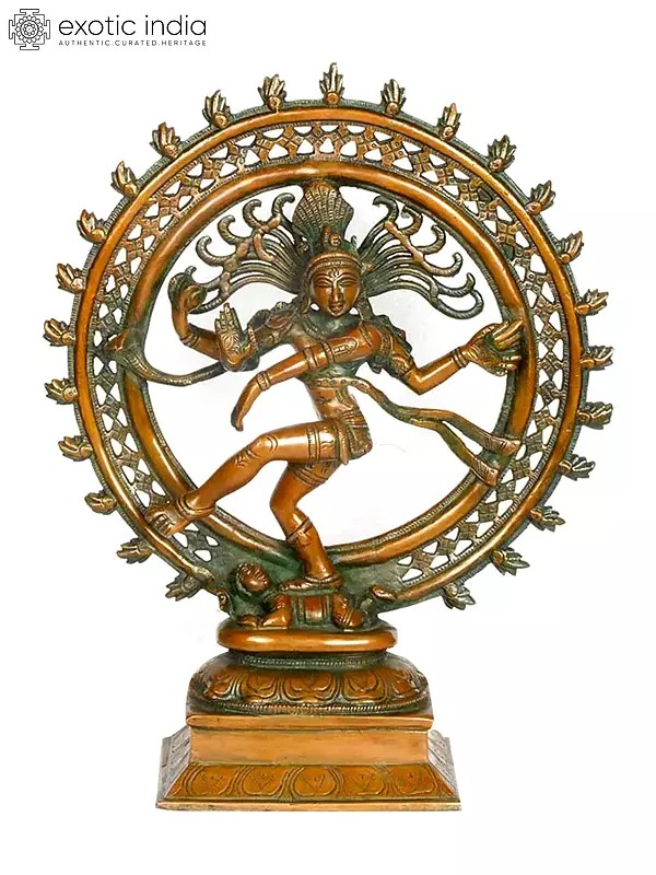 14" Nataraja In Brass | Handmade | Made In India