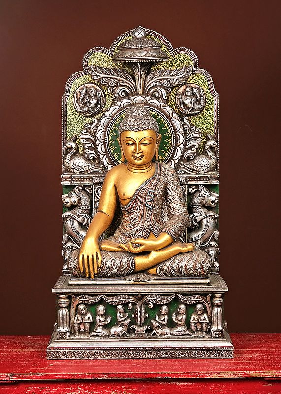 30" Bhumisparsha Buddha | Handmade