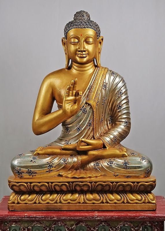 36" Large Gautam Buddha Preaching His Dharma