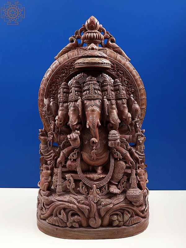 30" Panchamukhi Ganesha From Odisha | Handmade
