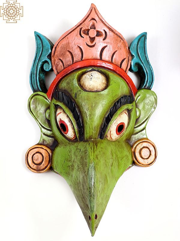 11" Garuda Mask (Wall Hanging)