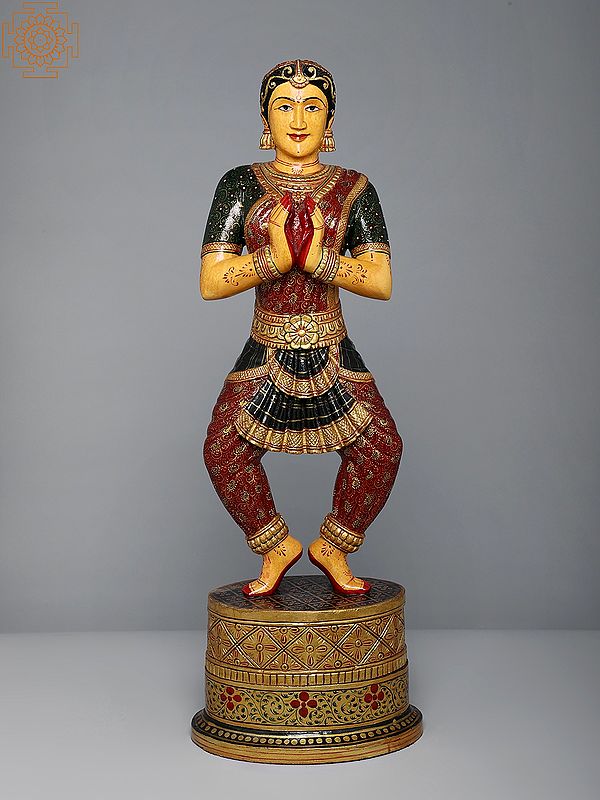 26" Wooden Dancing Lady