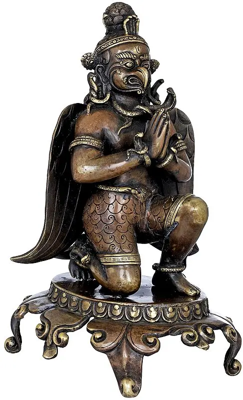 The Garuda on Pedestal - Made in Nepal