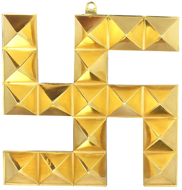 Seventeen Vastu Pyramids Swastik Wall Hanging