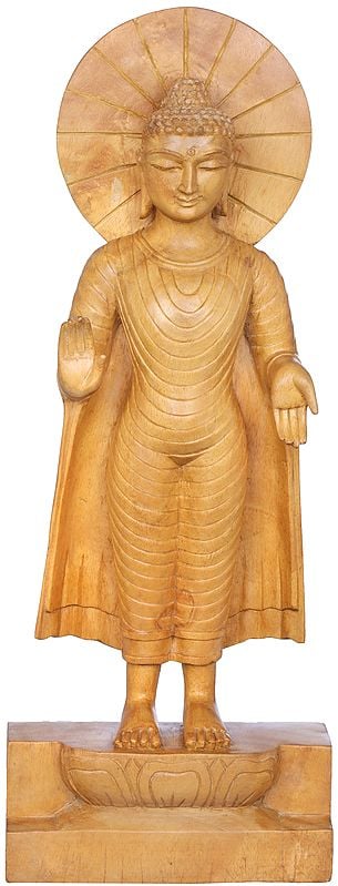 Standing Blessing Buddha -Tibetan Buddhist
