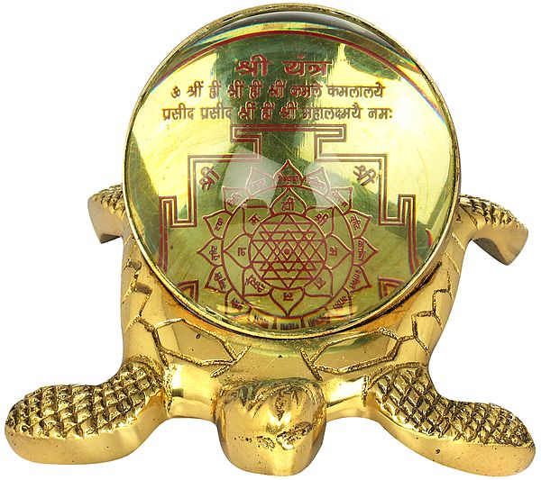 Shri Yantra On Tortoise For Vastu (Shri Kurma Yantra)