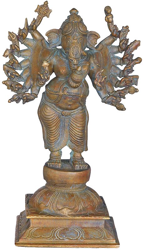 Sixteen Armed Ganesha