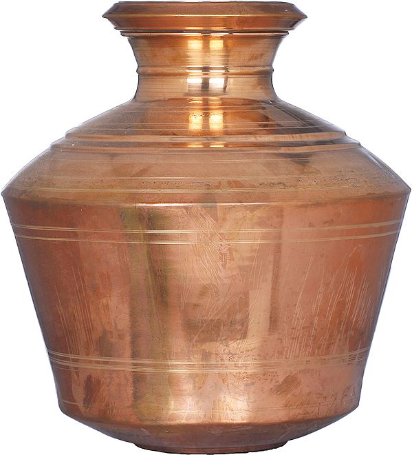 Large Copper Pooja Kalasha