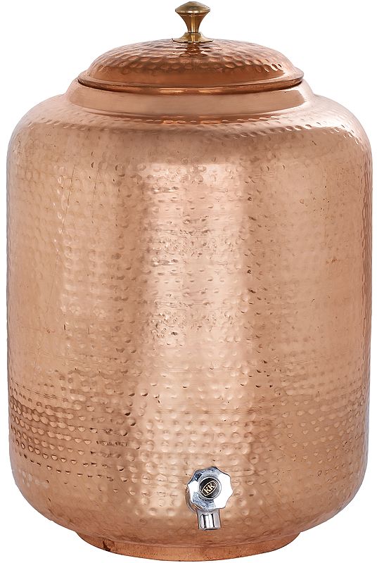Copper Container With Faucet