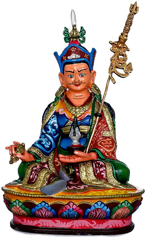 (Made in Nepal) Tibetan Buddhist Deity Padmasambhava or Rin Poche
