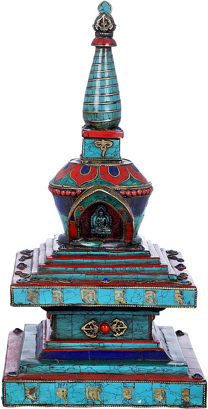 Tibetan Buddhist Chorten (Stupa) Made in Nepal