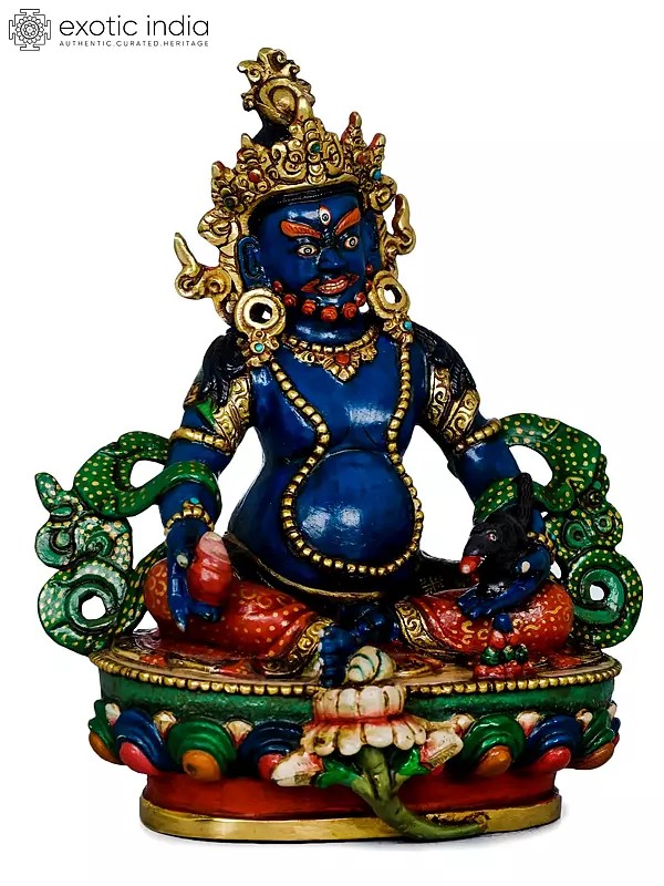Kubera Idol from Nepal | Copper Nepalese Statue