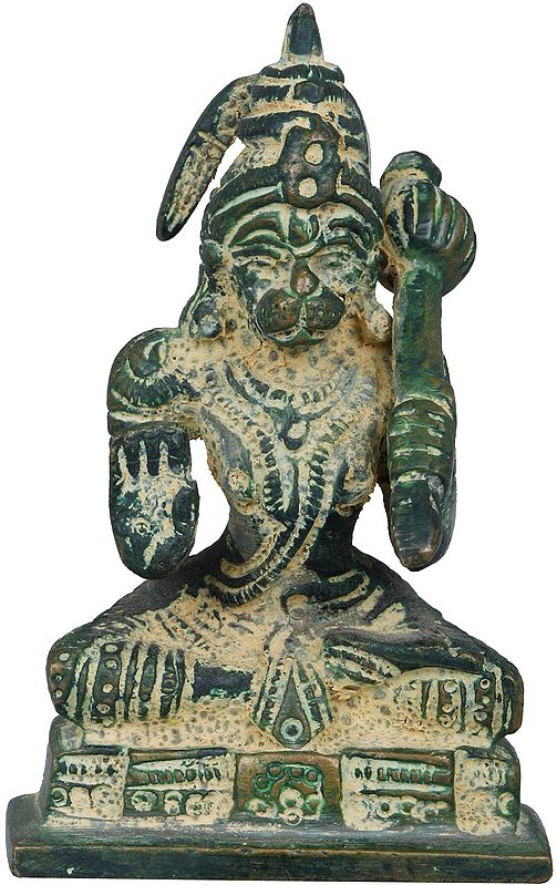 2" Lord Hanuman Small Statue in Brass | Handmade | Made In India