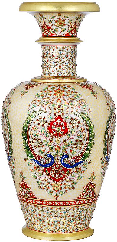 Finely Decorative Marble Vase