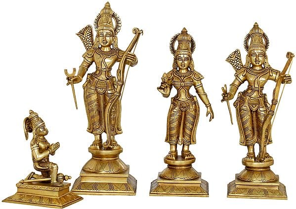 18" Rama Durbar In Brass | Handmade | Made In India