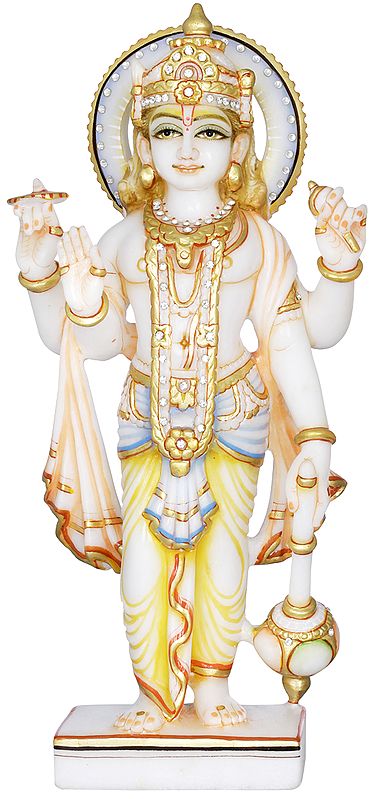 Haloed Lord Vishnu