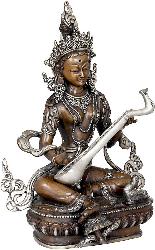Goddess Saraswati - Made in Nepal