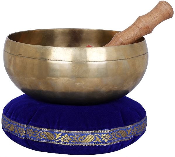 8" Tibetan Buddhist Singing Bowl | Handmade |