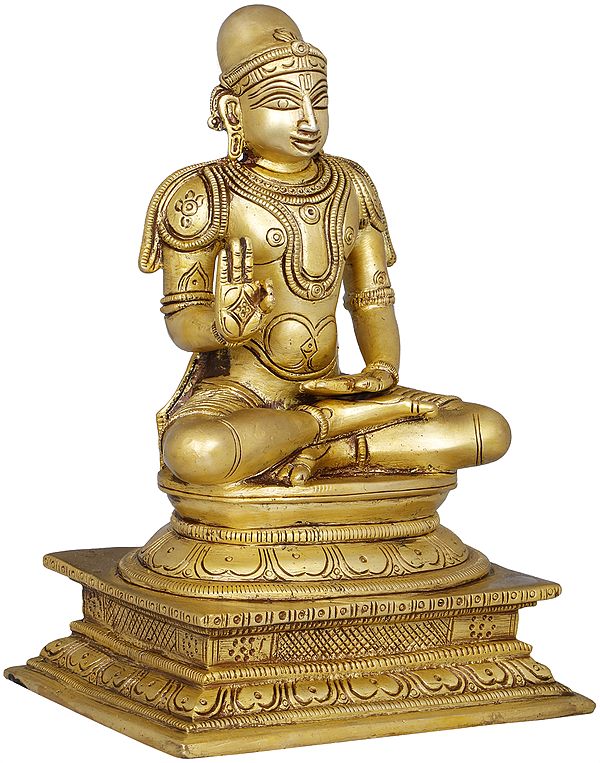 8" Lord Shiva In Brass | Handmade | Made In India