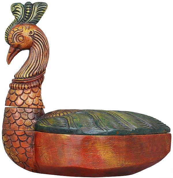 Decorative Peacock Box