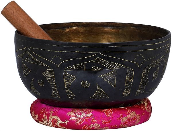 9" Tibetan Buddhist Singing Bowl | Handmade |
