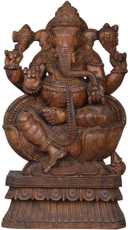 Padmasana Lord Ganesha