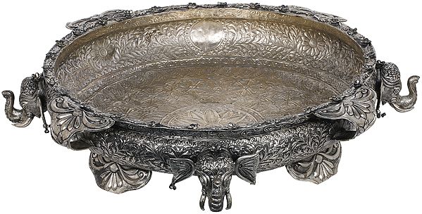 Large Urli with Exquisite and Intricate Carving