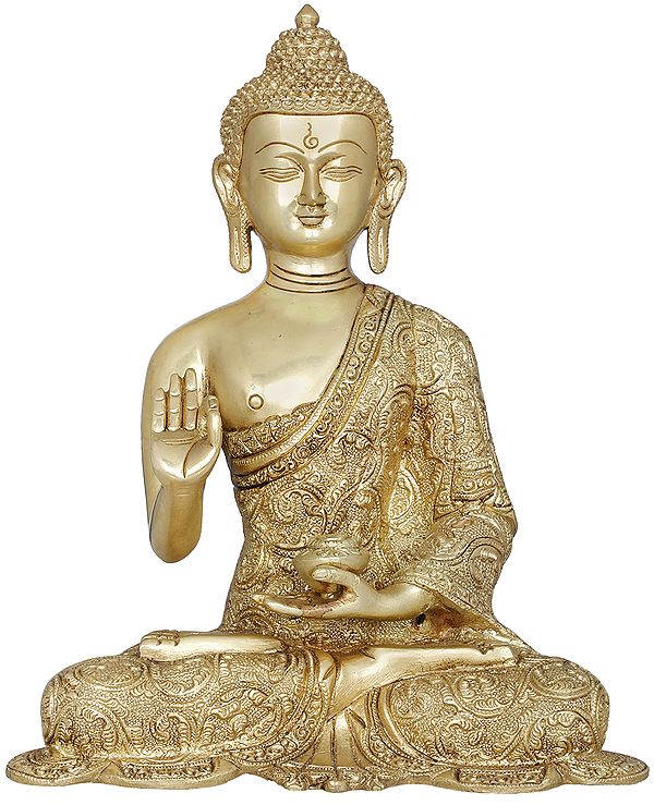 Seated Lord Buddha - Tibetan Buddhist