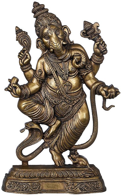 Dancing Ganesha Table Piece
