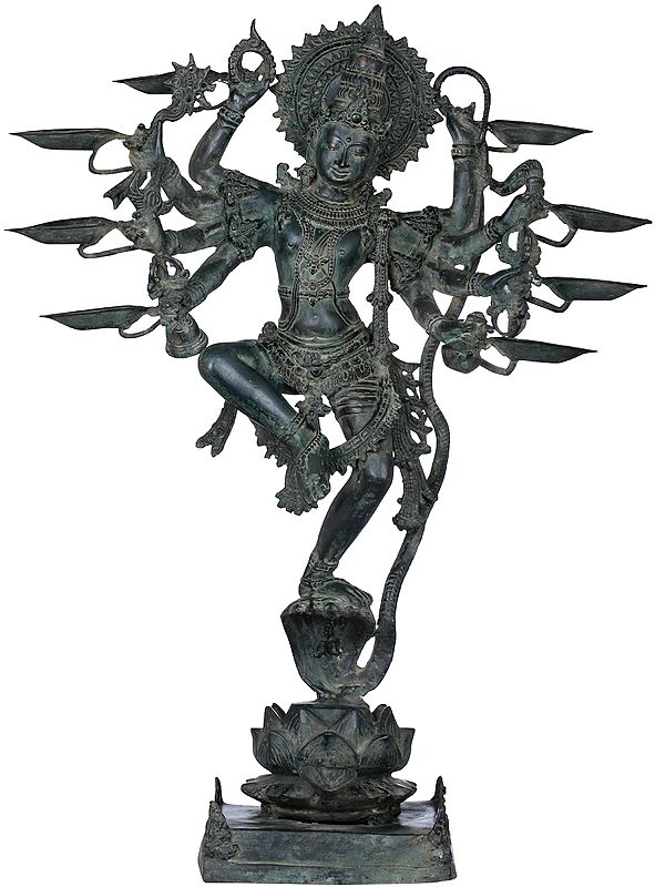 Lamp-Wielding Tandava Lord Shiva