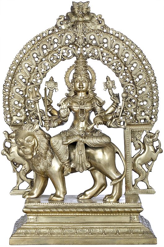 Superfine Goddess Durga with Marvellous Arch