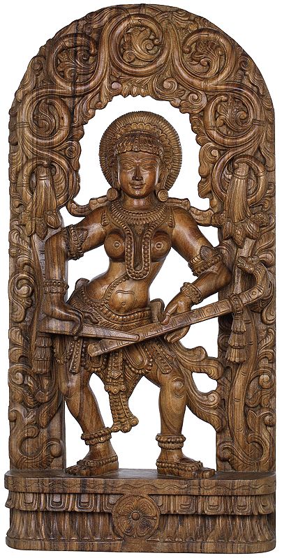 Khajuraho Nymph: Playing An Instrument