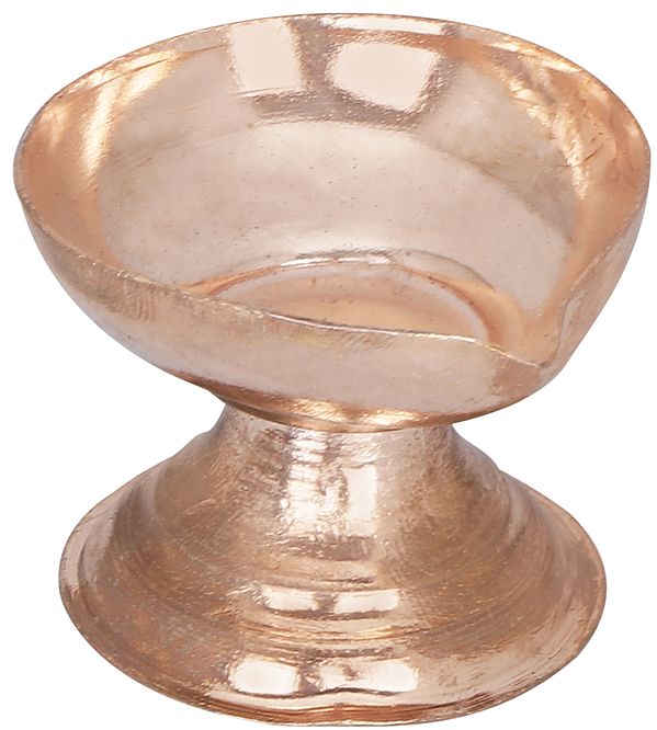 Small Copper Diya (Lamp) Price Per Pair