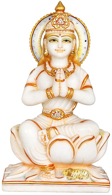 Devi Parvati Seated in Anjali Mudra