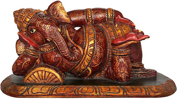 Colorfully Decorated Relaxing Ganesha
