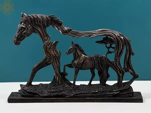 Stylized Horse Under Horse