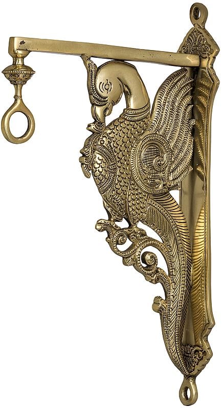 Wall Fixed Bell Hanging Parrot Bracket