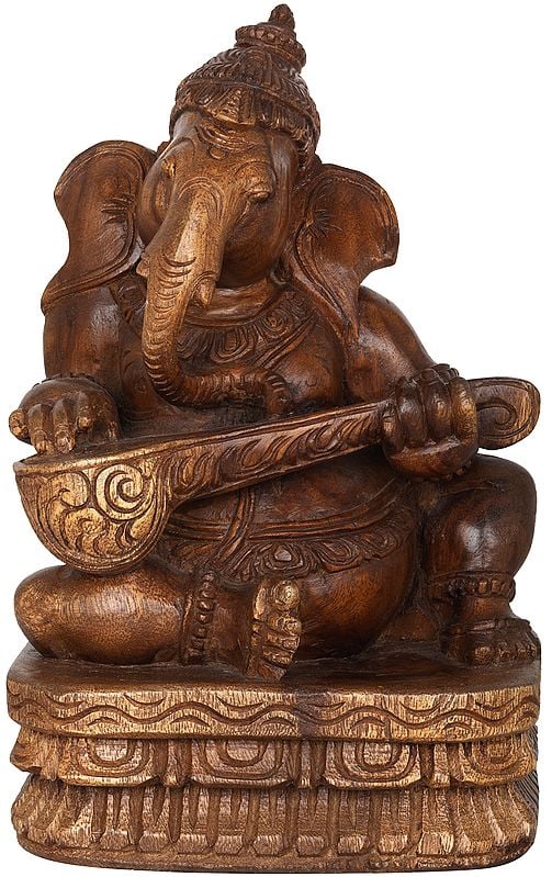 Musician Ganesha Playing Sitar