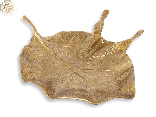 Designer Pipal Leaf Tray (Urli)