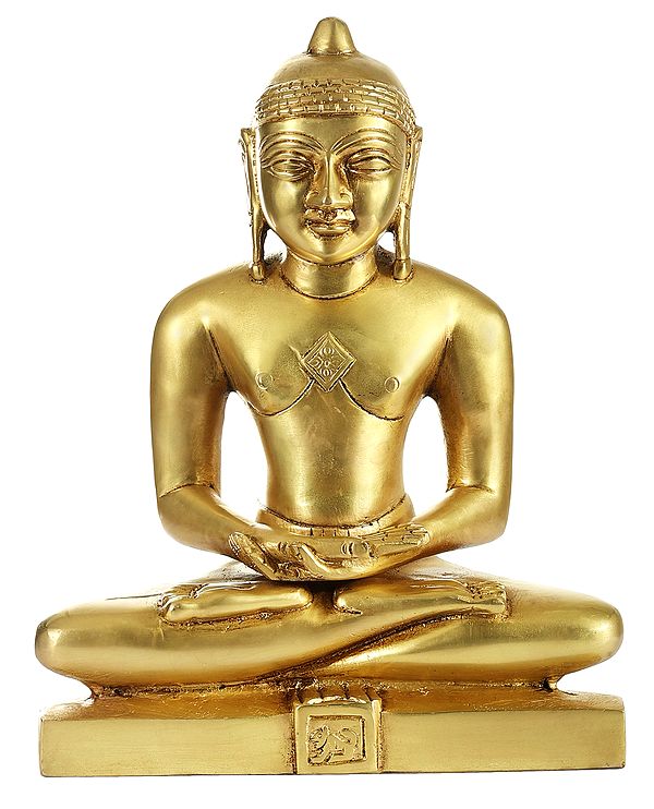 11" Jain Tirthankara In Brass | Handmade | Made In India