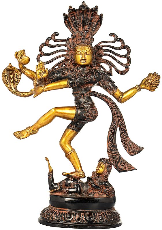 17" Shiva as Nataraja In Brass | Handmade | Made In India
