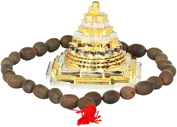 Shri Yantra with Mala (Meru)