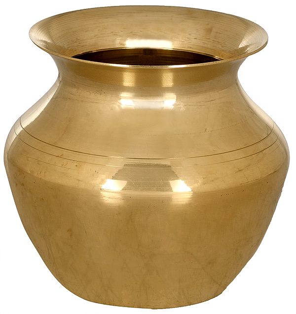 Small Puja Lota in Brass | Handmade | Made in India