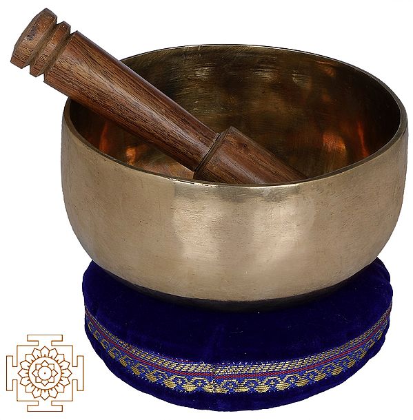 5" Tibetan Buddhist Bronze Singing Bowl | Handmade |