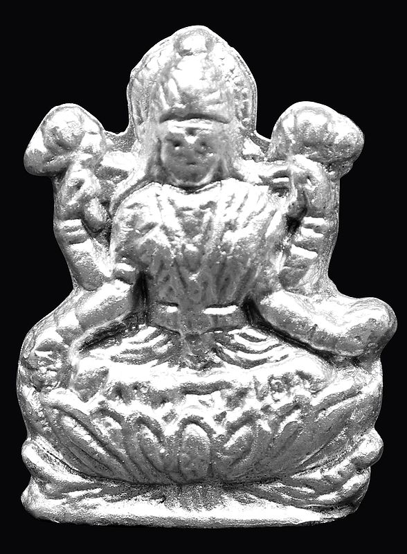 Small Parad (Mercury) Goddess Lakshmi Statue