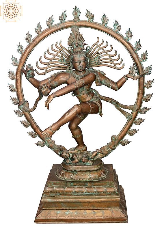 43" Nataraja Panchaloha Bronze from Swamimalai | Madhuchista Vidhana (Lost-Wax)