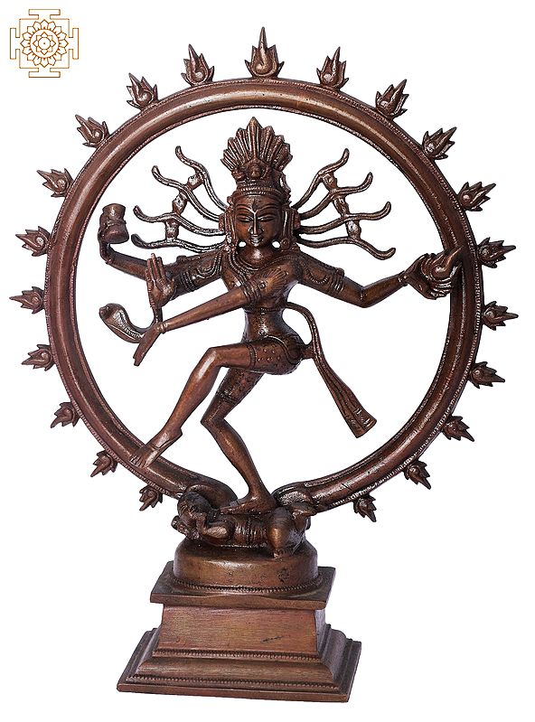 10" Nataraja | Handmade | Madhuchista Vidhana (Lost-Wax) | Panchaloha Bronze from Swamimalai